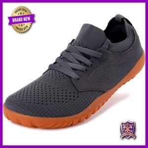 Wide Toe Box Minimalist Trail Running Sneakers Zero Drop Slip On